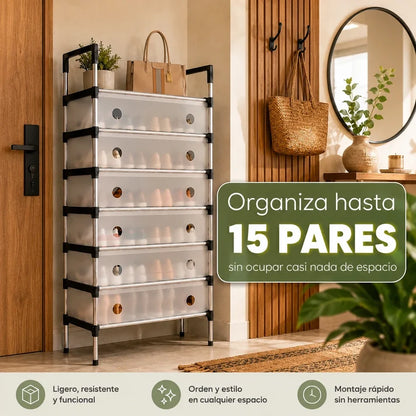 Organizador de Zapatos Multifuncional de 6 Niveles